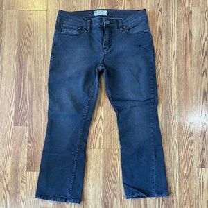 Free People Size 28x23 Ladies Stretch Jeans Gray Wash Cropped Pants